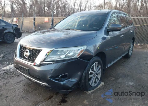 2014 Nissan Pathfinder S z USA, uszkodzony, nr VIN 5N1AR2MM5EC691000